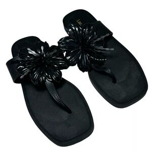 Larroude Hibiscus Sandals